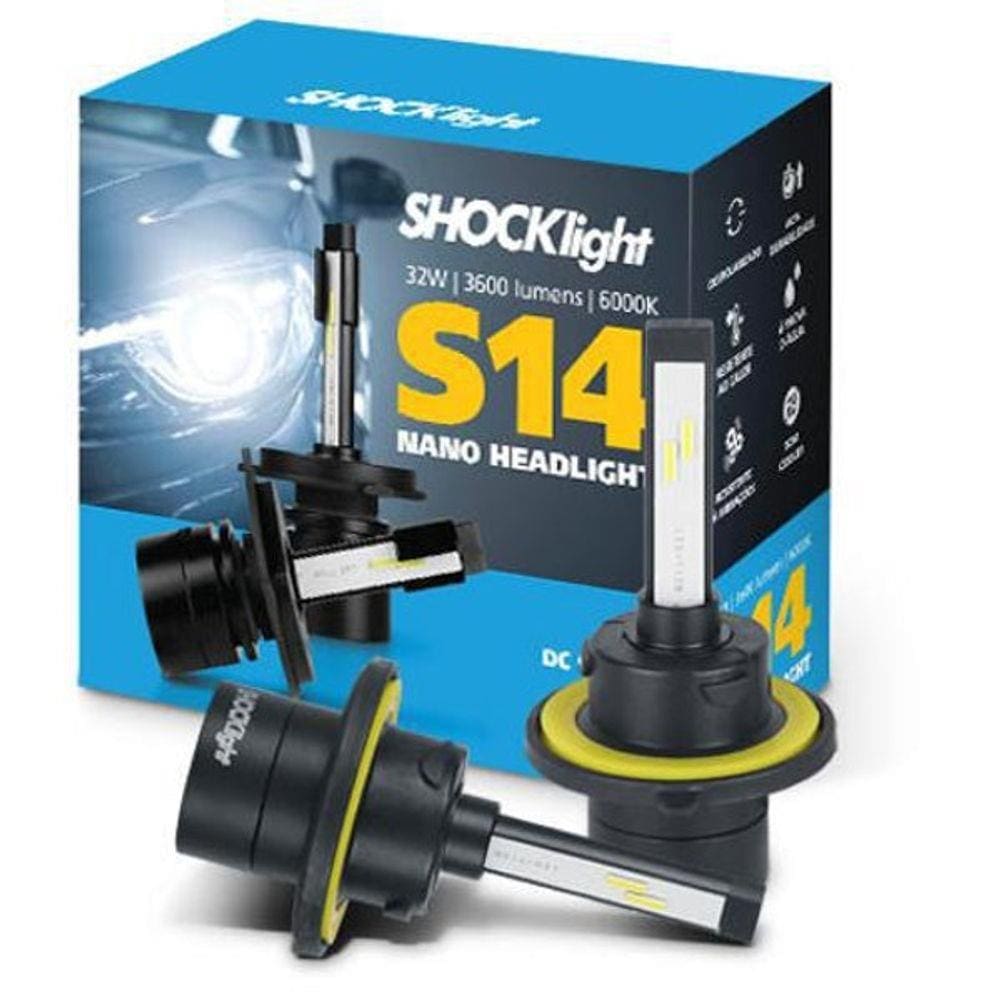 Kit Lâmpada Super Led Nano Headlight H13, 6000K, 3600 Lm