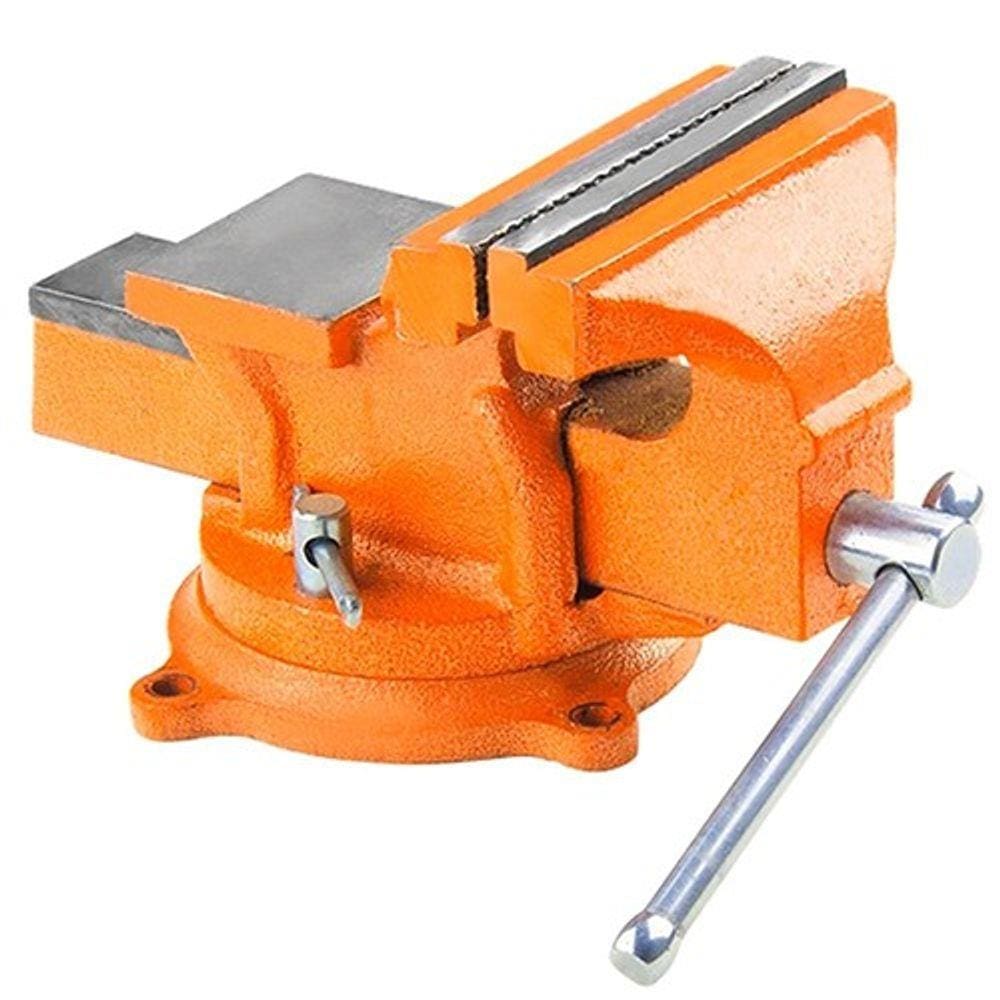 Morsa de Bancada 6” Base Giratória Com Bigorna Sparta