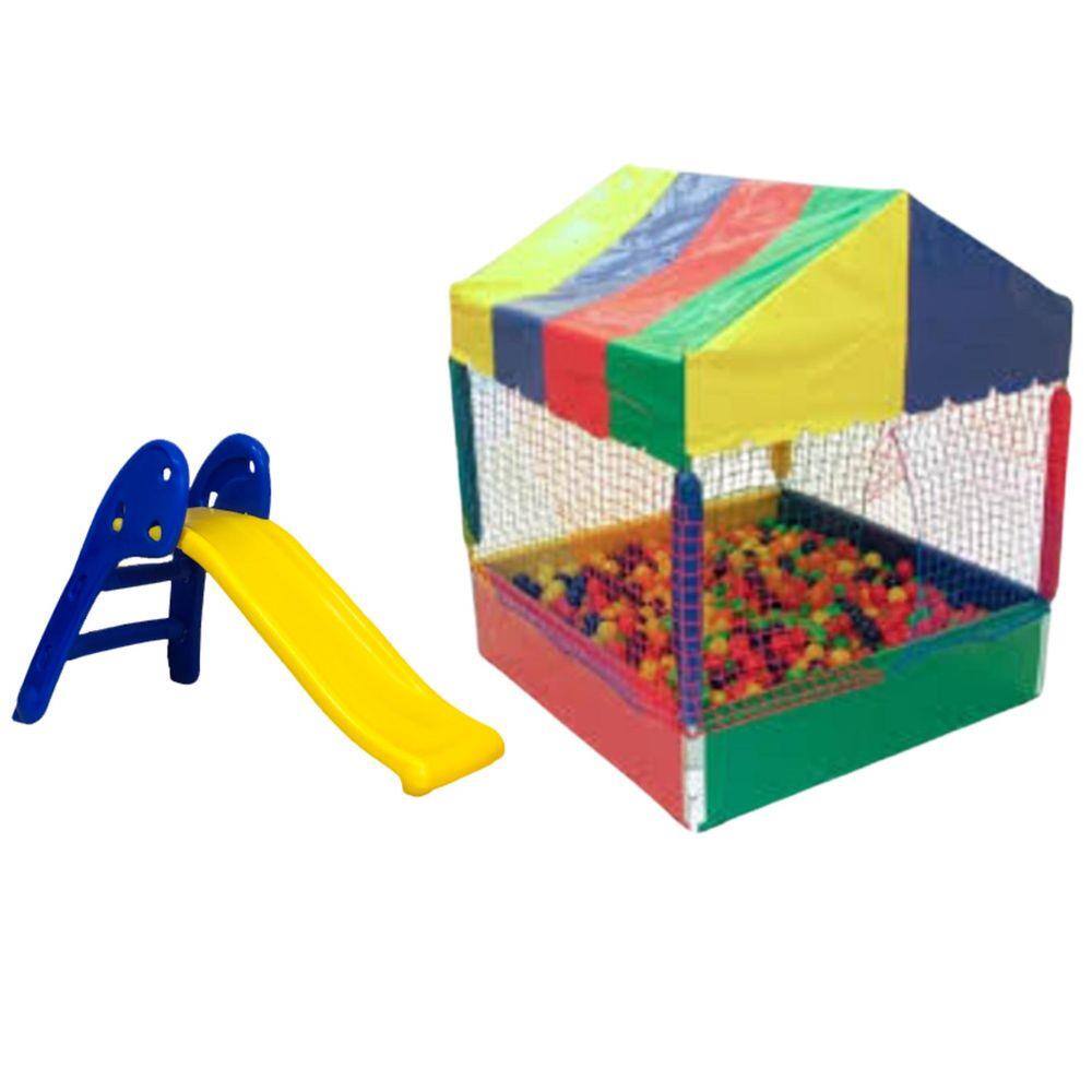 Piscina bolinha medidas 110m x 110m com 500 bolinha escorregador baby ...