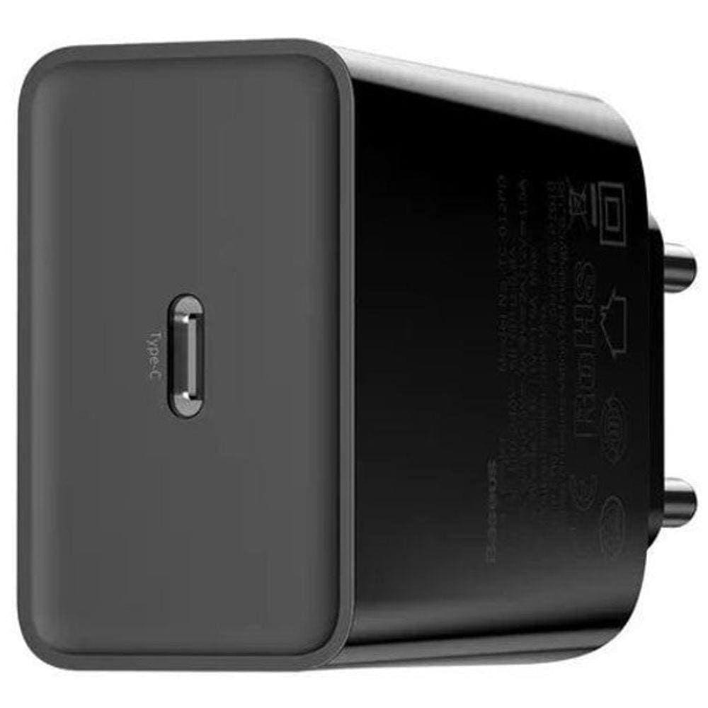 Carregador De Parede Tipo C Baseus Quick Charger 20W Preto