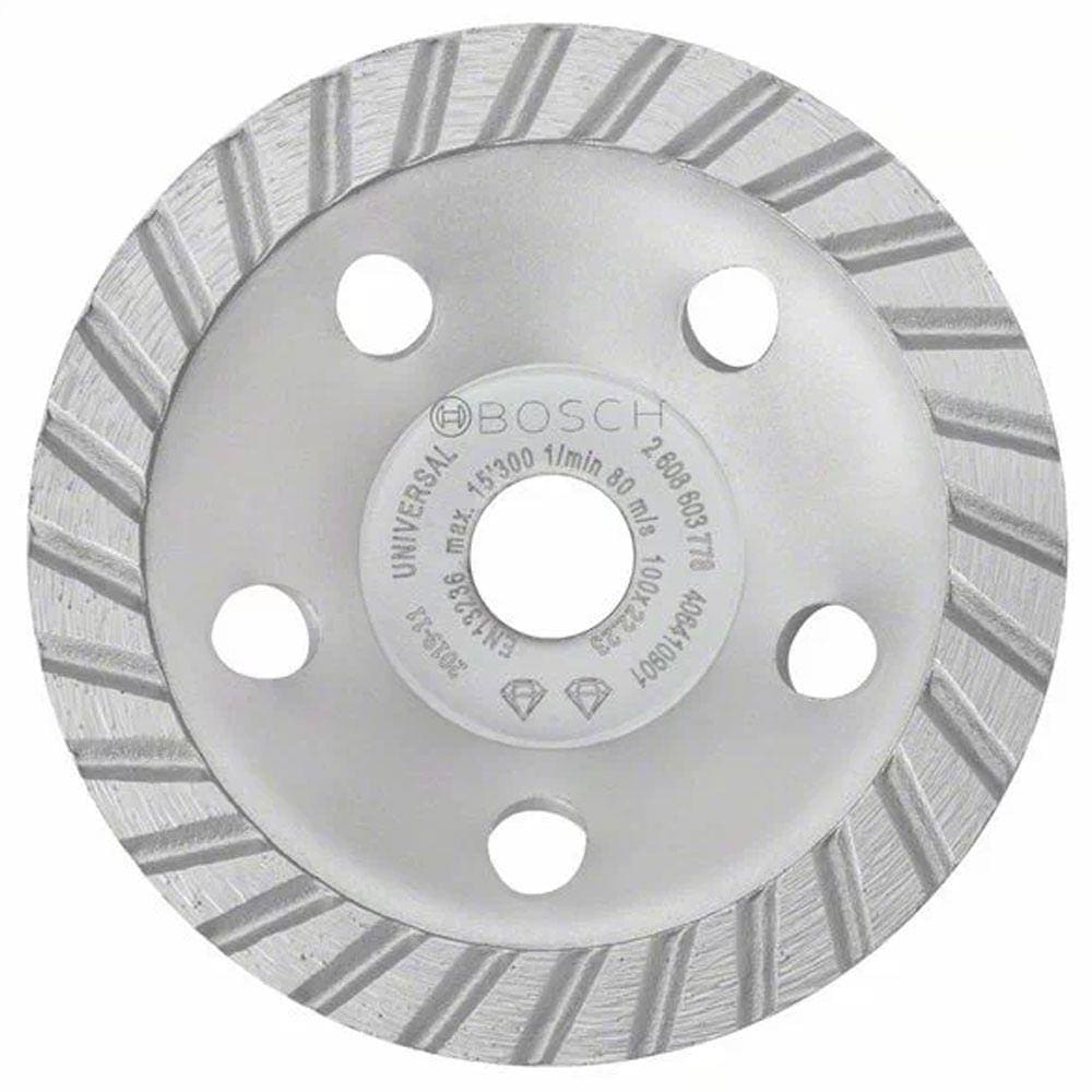 Disco Prato Diamantado para Concreto a Granito 100mm Bosch 2608601778-000