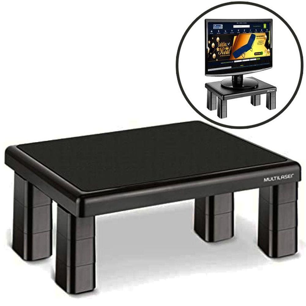 Suporte para Monitor TV Quadrado 4 Níveis de Ajuste AC125 MULTILASER