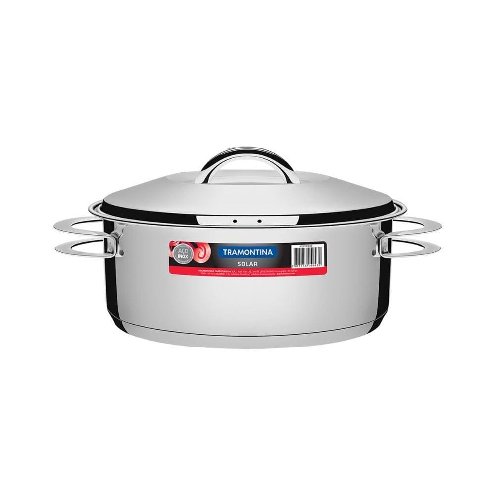 Panela Em Aço Inox Fundo Triplo Linha Solar 7,1 Litros PIT 3 - Tramontina