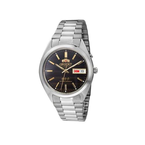 imagem-Relógio Orient Masculino Automático 469Wa3 P1Sx Preto Aço