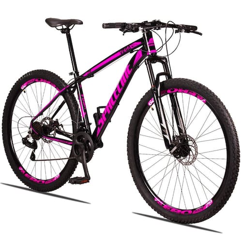 Bicicleta 29 c/21v Cambio Traseiro Shimano SPACELINE VEGA Freio a Disco e Suspensão - Tamanho 15 Menor preço em Bicicleta 29 c/21v Cambio Traseiro Shimano SPACELINE VEGA Freio a Disco e Suspensão - Tamanho 15