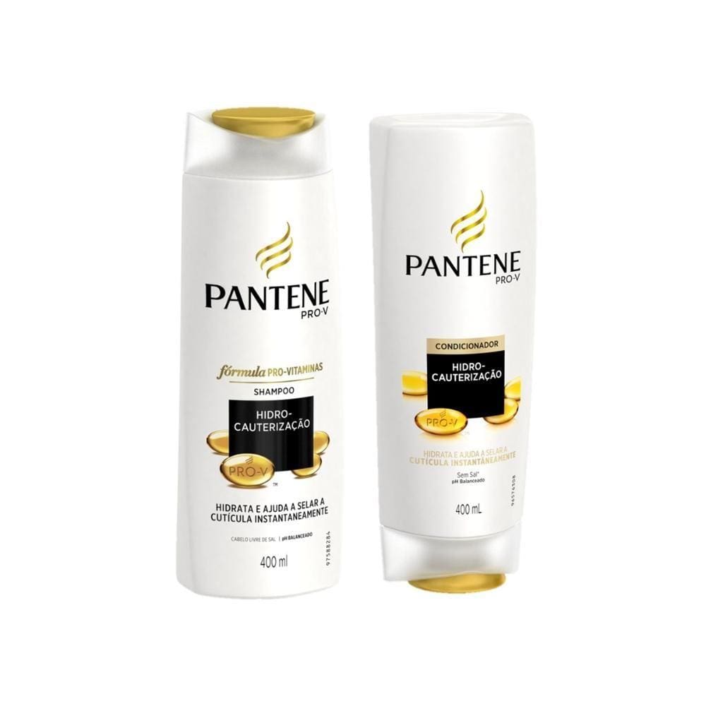 Kit Shampoo + Condicionador Pantene Hidro-Cauterização 400 ml