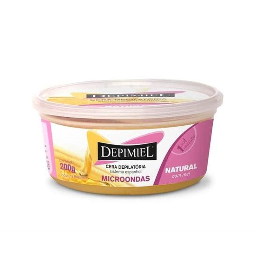 Cera Depilatório Depimiel 200G Natural P/ Microondas