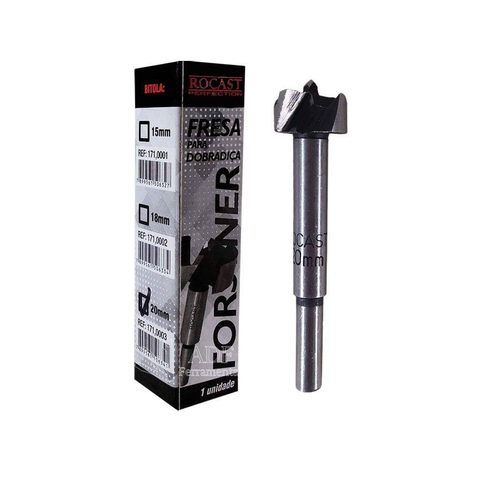 Broca Fresa Para Dobradiça Tipo Forstner 20MM Rocast