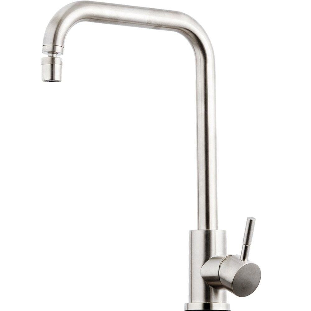 Torneira Para Cozinha Misturador Monocomando Potengí Pingoo.casa - Prata