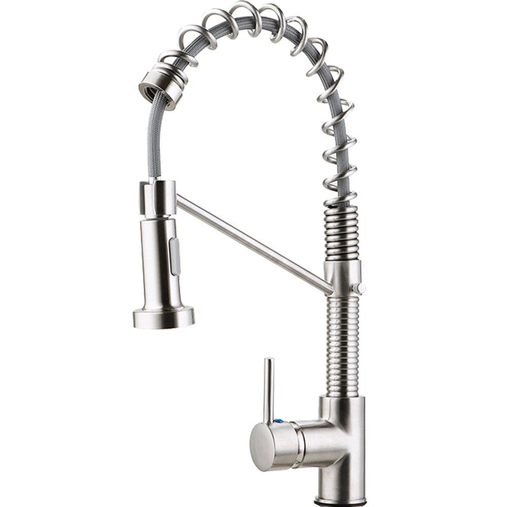 Torneira Para Cozinha Gourmet Misturador Monocomando Extensível Araguari Pingoo.casa - Prata