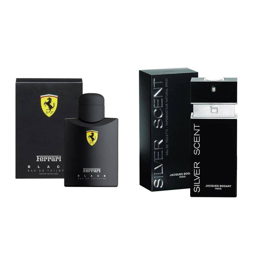 Kit Ferrari Black Edt 125ml e Silver Scent Edt  100ml
