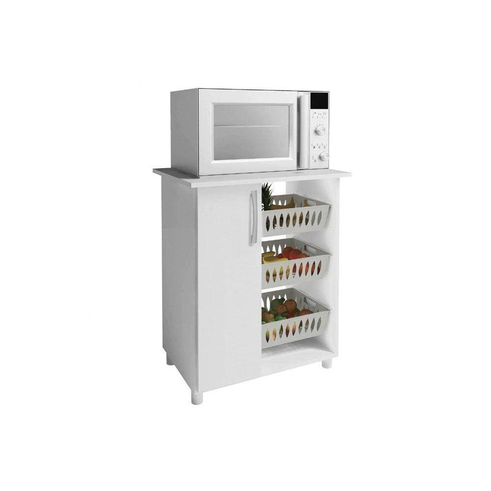 Fruteira de Cozinha Genialflex Luci 1 Porta Branco