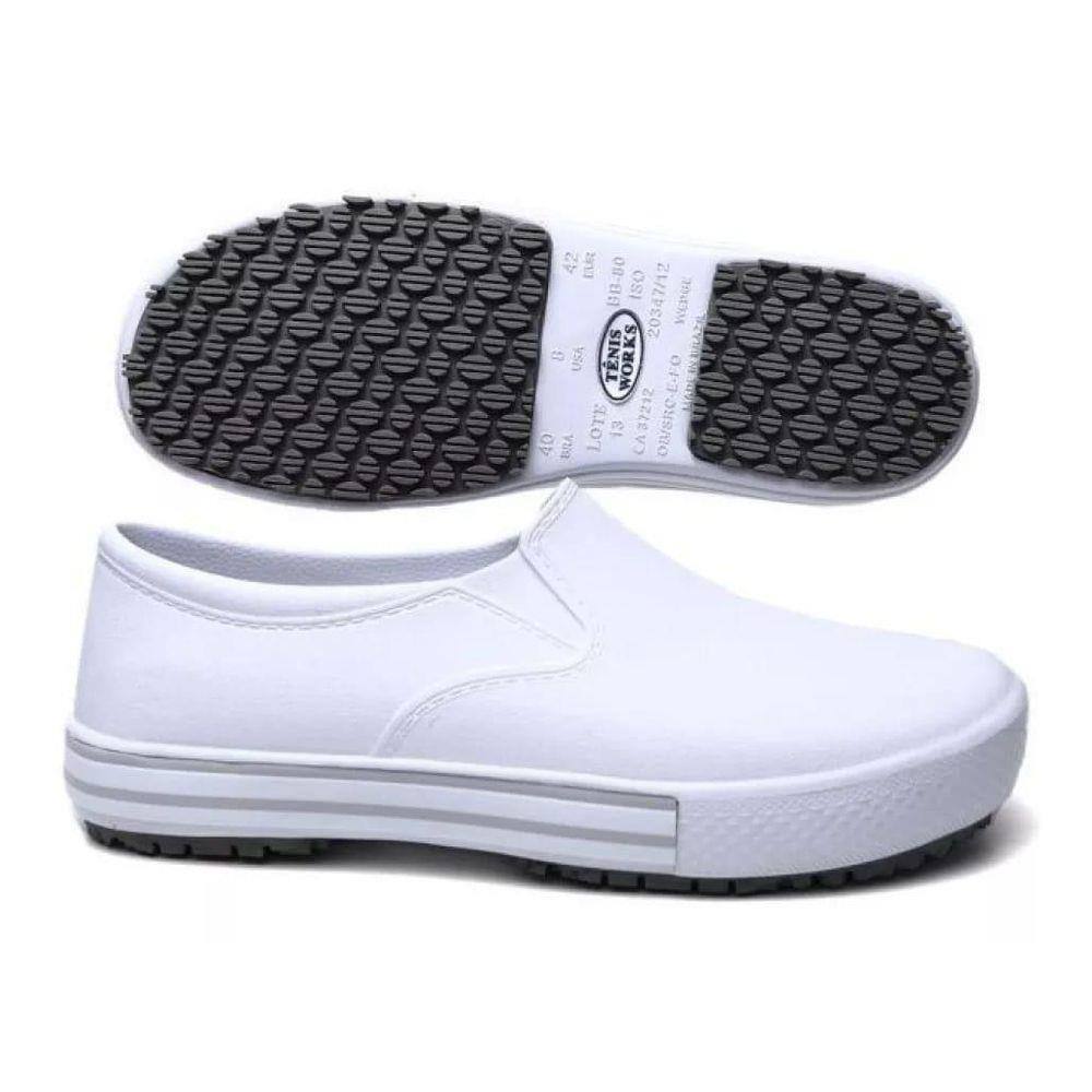 Sapato Hospitalar Cozinha Sticky Shoes Feminino Borracha