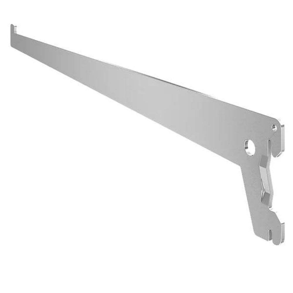 Suporte de Prateleira Versátil 50 cm Zincado com Aba