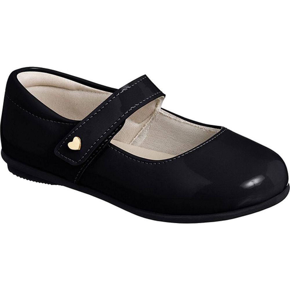 Sapatilha Infantil Ortopasso Love Menina Preto