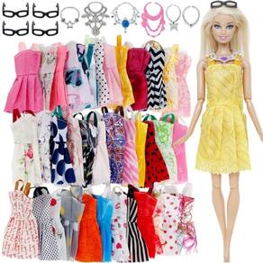 Kit C/ 10 Roupinhas Roupas Para Boneca Barbie Frozen Oferta