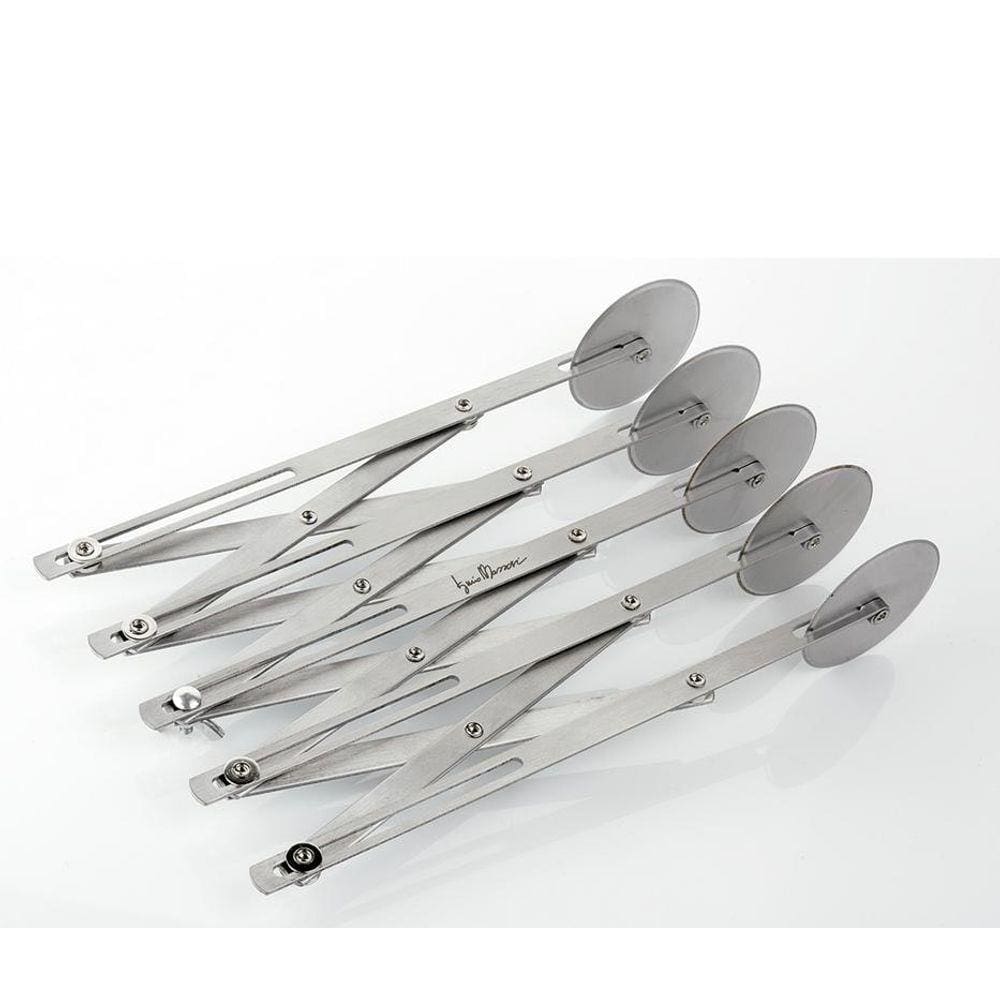 Cortador Para Massa Carretilha Em Aço Inox 5 Lâminas Ghidini