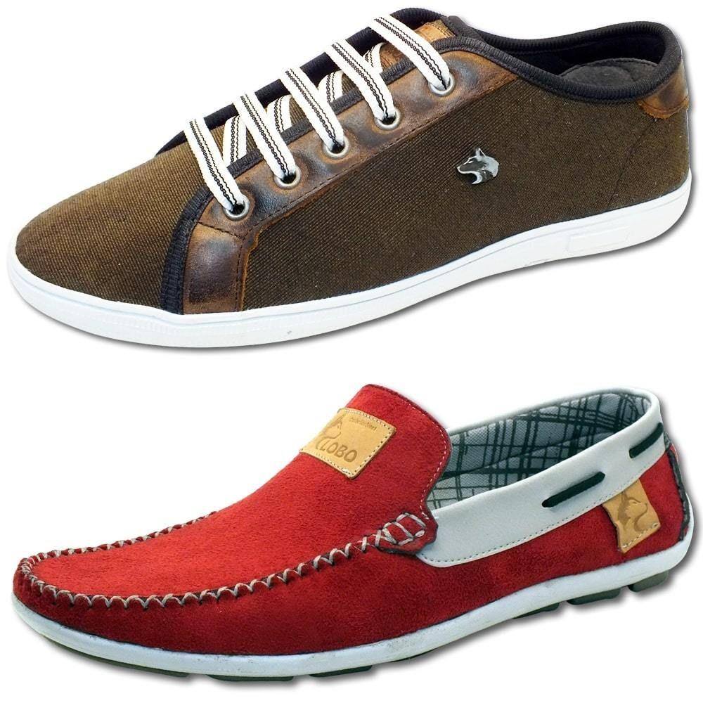 Mocassim casual vermelho gasparini | Extra