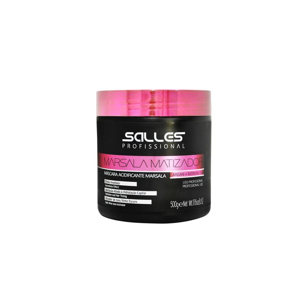 Máscara Marsala Matizador Salles Profissional 500g