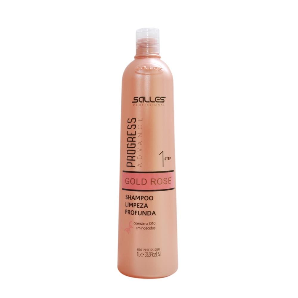 Shampoo Anti Resíduo Gold Rose Salles Profissi 1lt