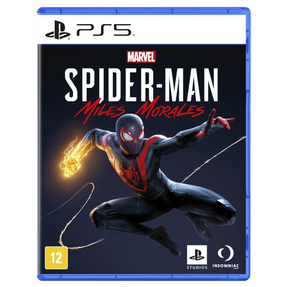Jogo Midia Fisica Marvel Spider Man Miles Morales para Ps5