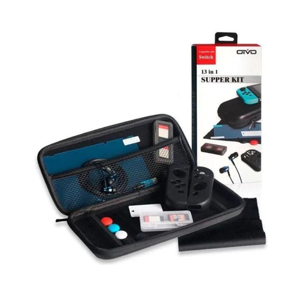 Kit 13 Em 1 Com Acessórios Para Nintendo Switch
