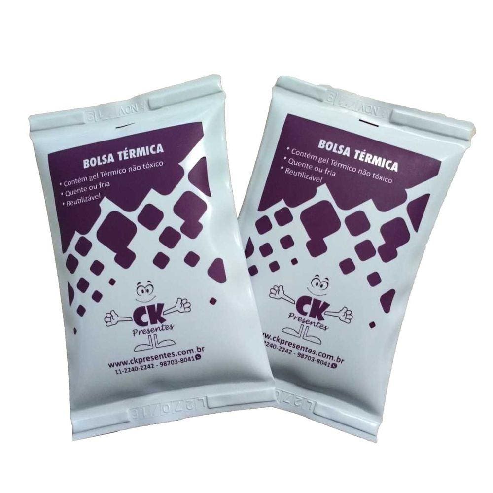Gelo Gel Artificial Flexível Quente ou Frio Kit com 2 Unidades CK Presentes