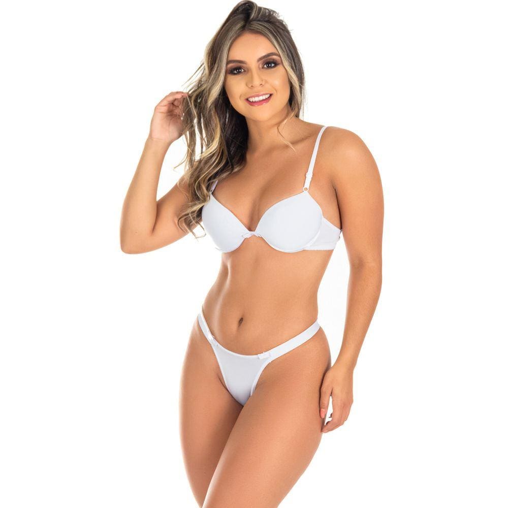 Conjunto De Lingerie Bojo E Calcinha Sensual | Deodora