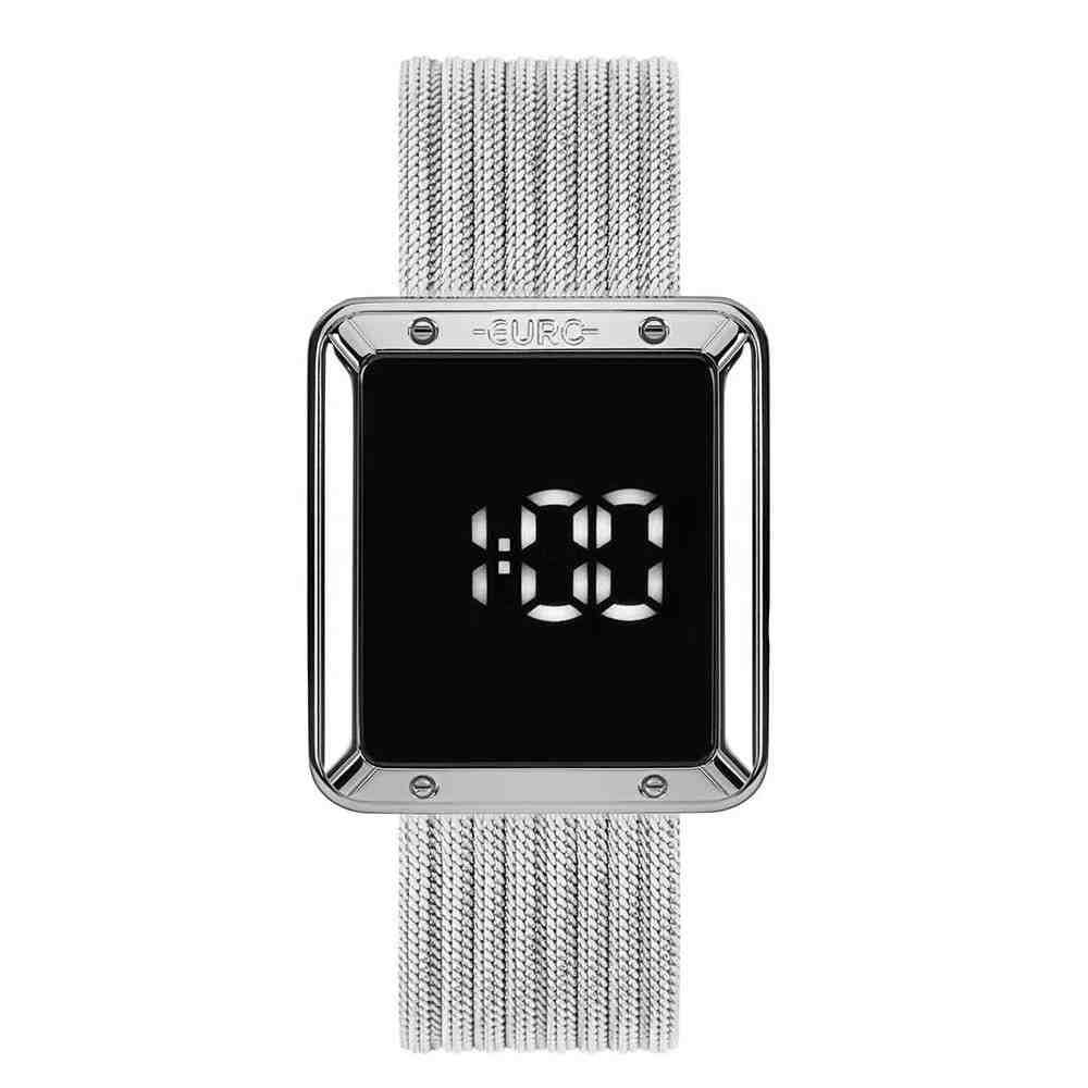 Relógio Euro Feminino Fashion Fit Led Prata - EUBJ3937AD/4F