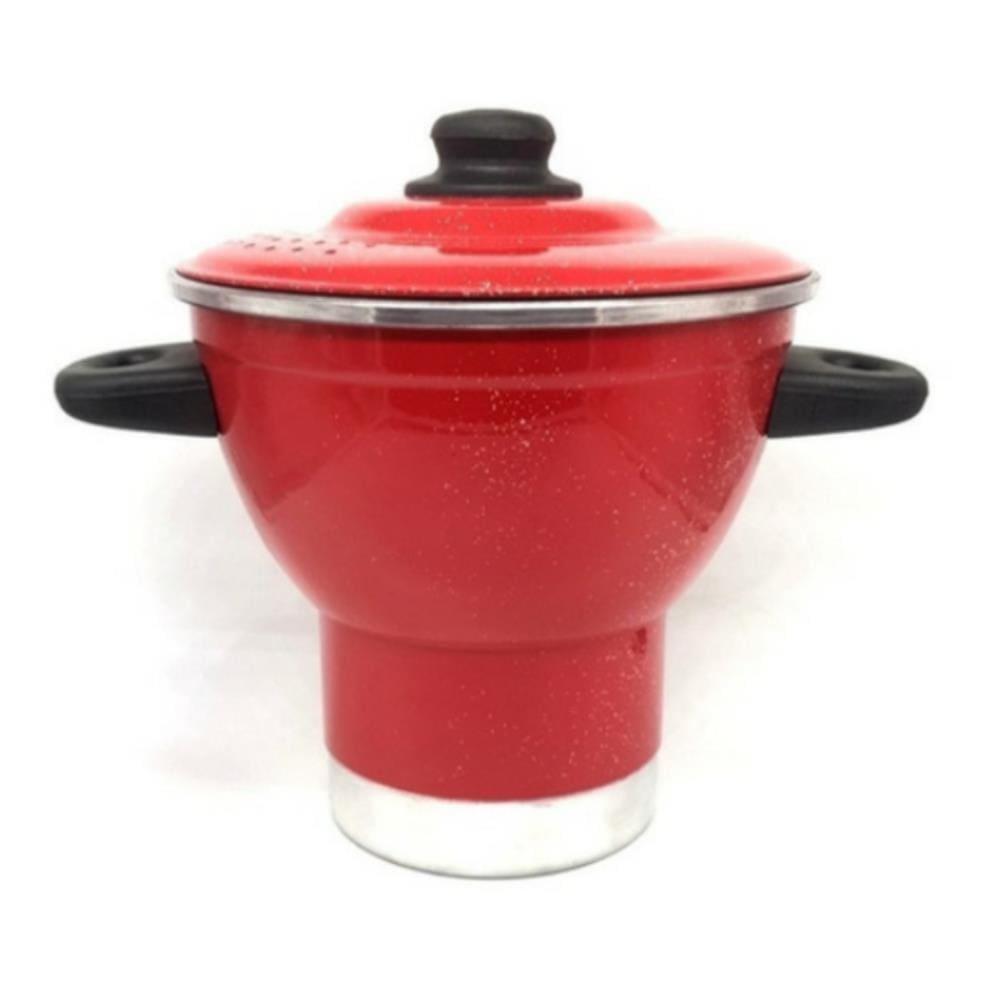 Cuscuzeiro Vermelho alumínio