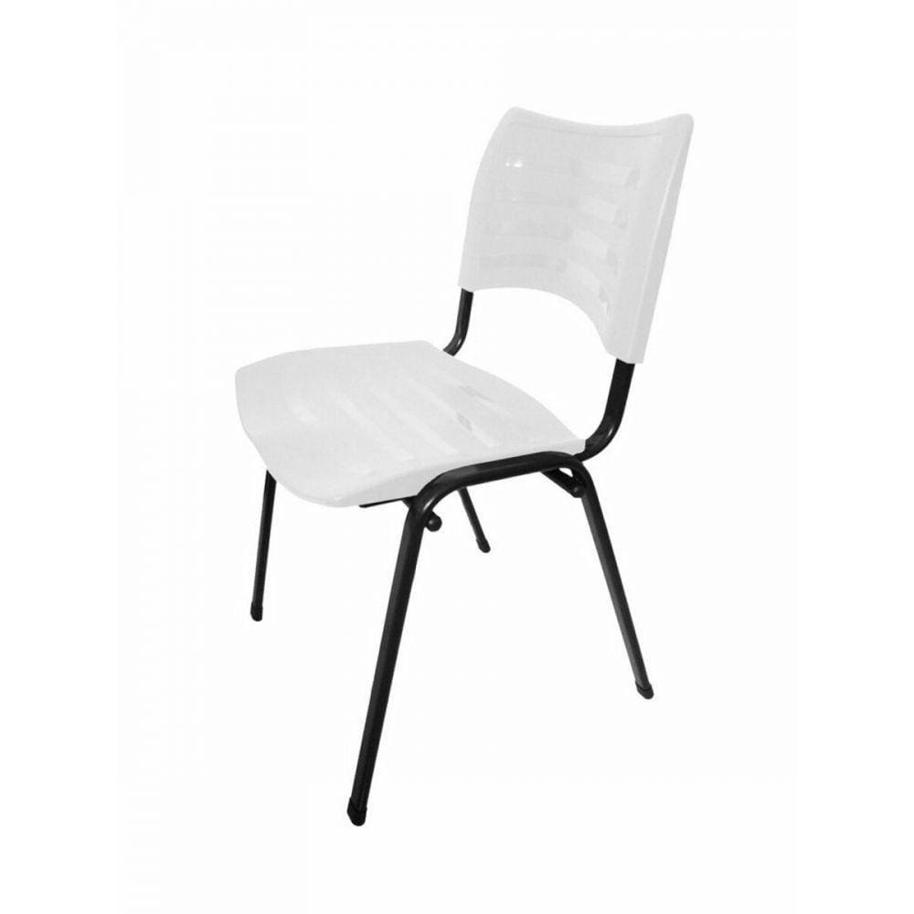 Cadeira Empilhável Iso Linha Polipropileno Iso Branco