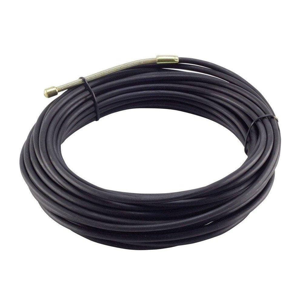 Passa Fio com Alma de Aço 15 Metros Preto Force Line