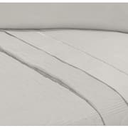 Jogo de Lençol Casal 400 Fios Percal 4 Peças Ponto Palito 100% Algodão Aconchego Prata Casa Dona