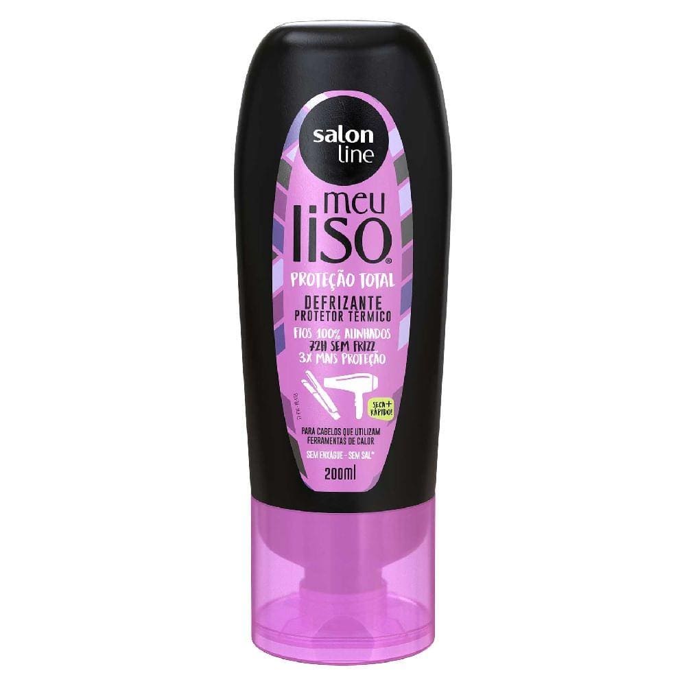 Defrizante Salon Line Meu Liso Proteção Total 200ml