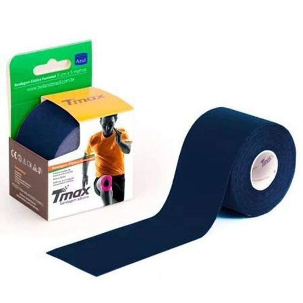 Fita Bandagem Kinesio Tape Azul Marinho - Tmax