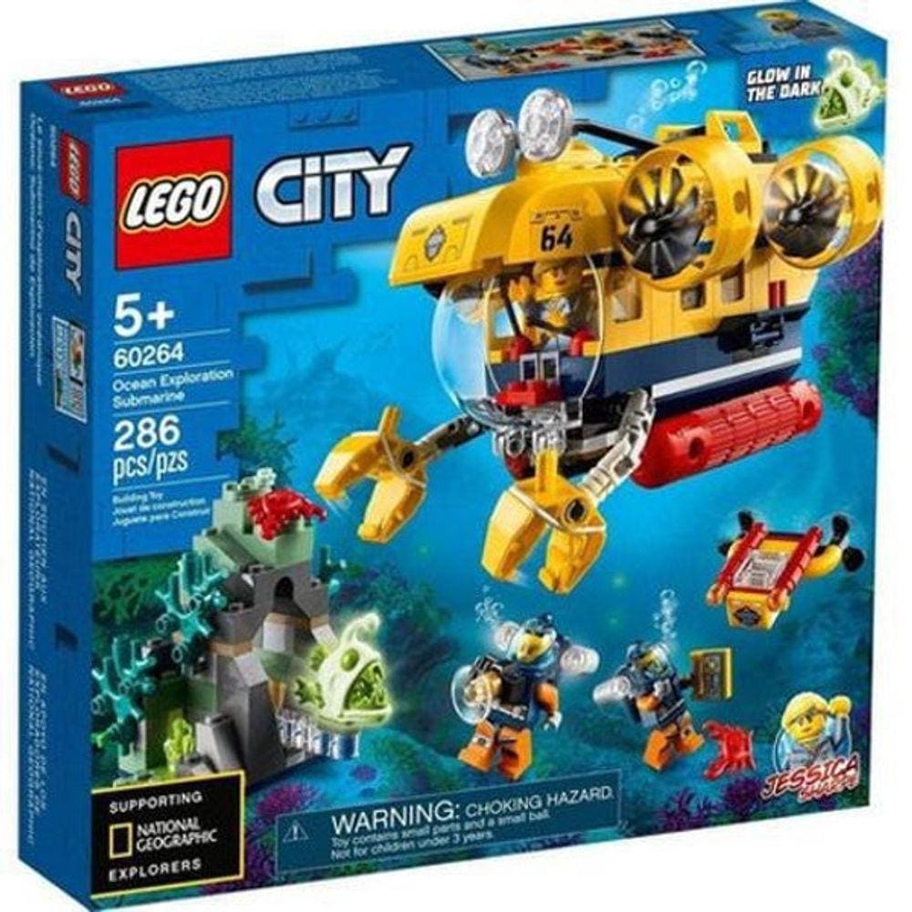 Lego City 60264 - Submarino De Exploracao Do Oceano