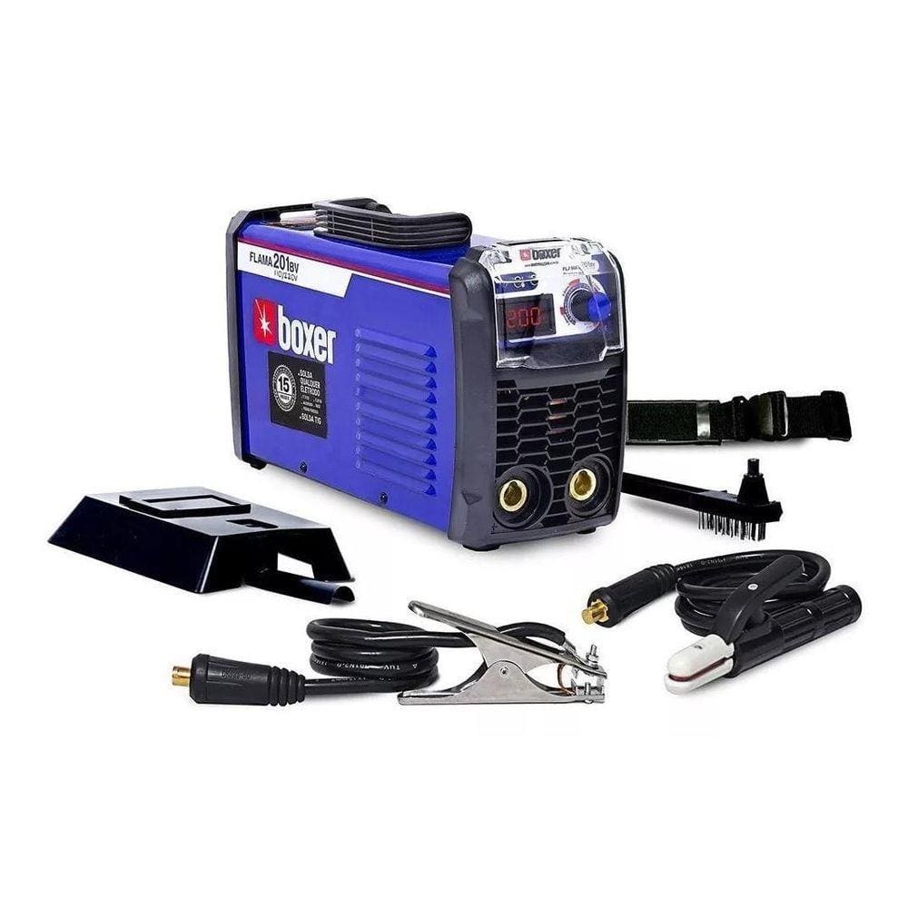 Maquina Inversora De Solda -Flama 201Bv 200Amp Bivolt-Boxer
