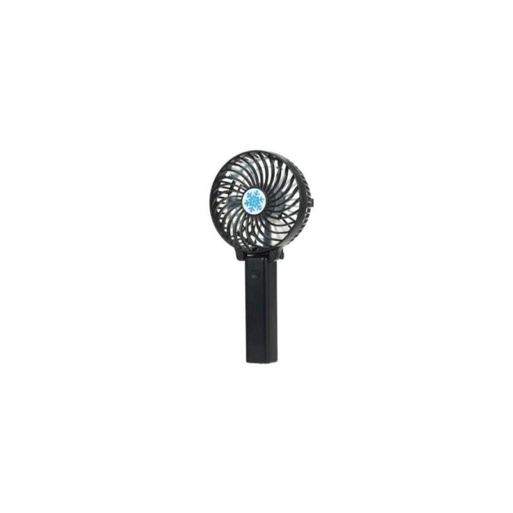 Mini Ventilador Handy Portátil Mão Usb Recarregável Preto