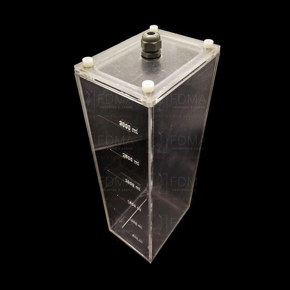 Reservatório para Soluções Balling 1 Seção - 3 Litros RRJ