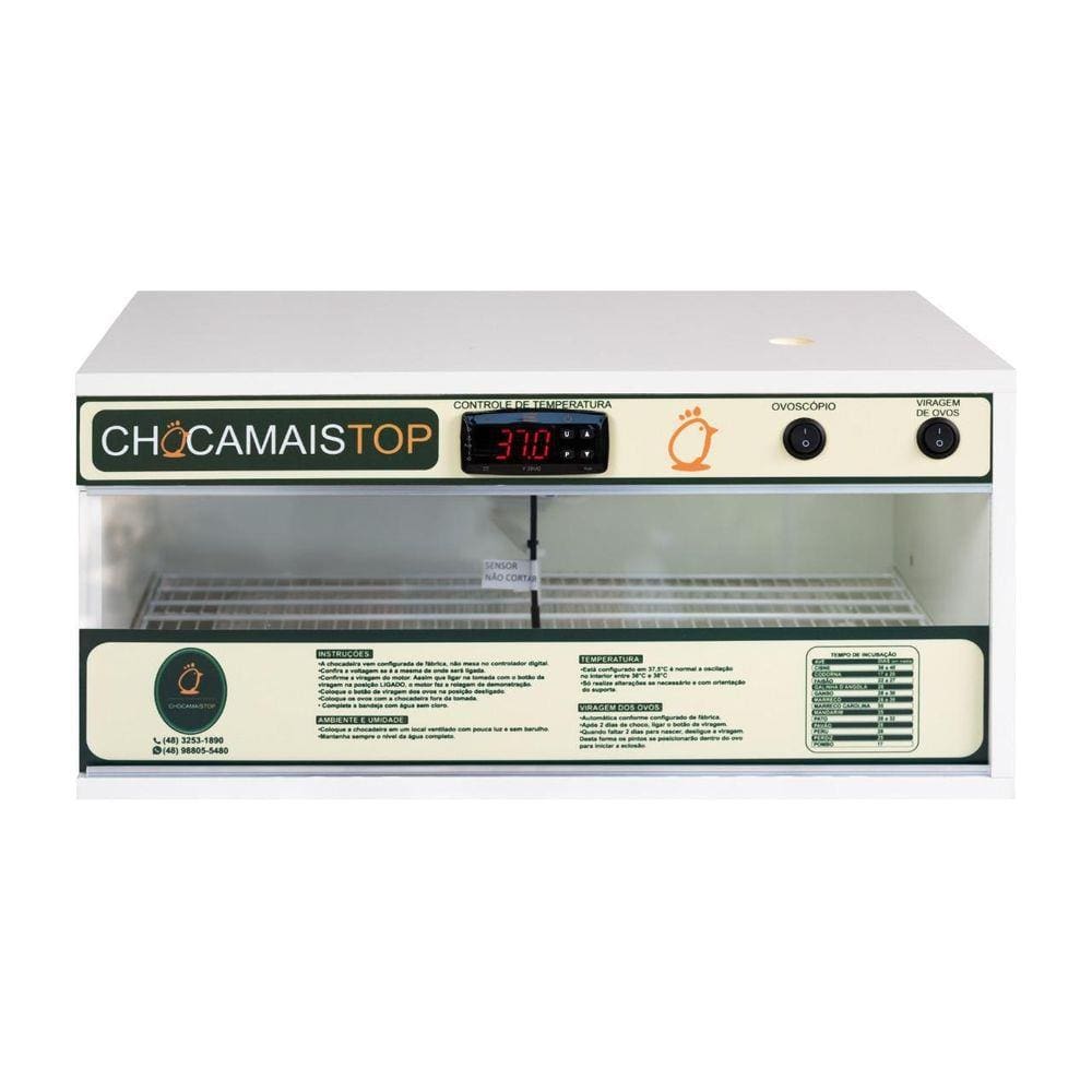Chocadeira 48 Ovos + Ovoscopio 220V Chocamaistop
