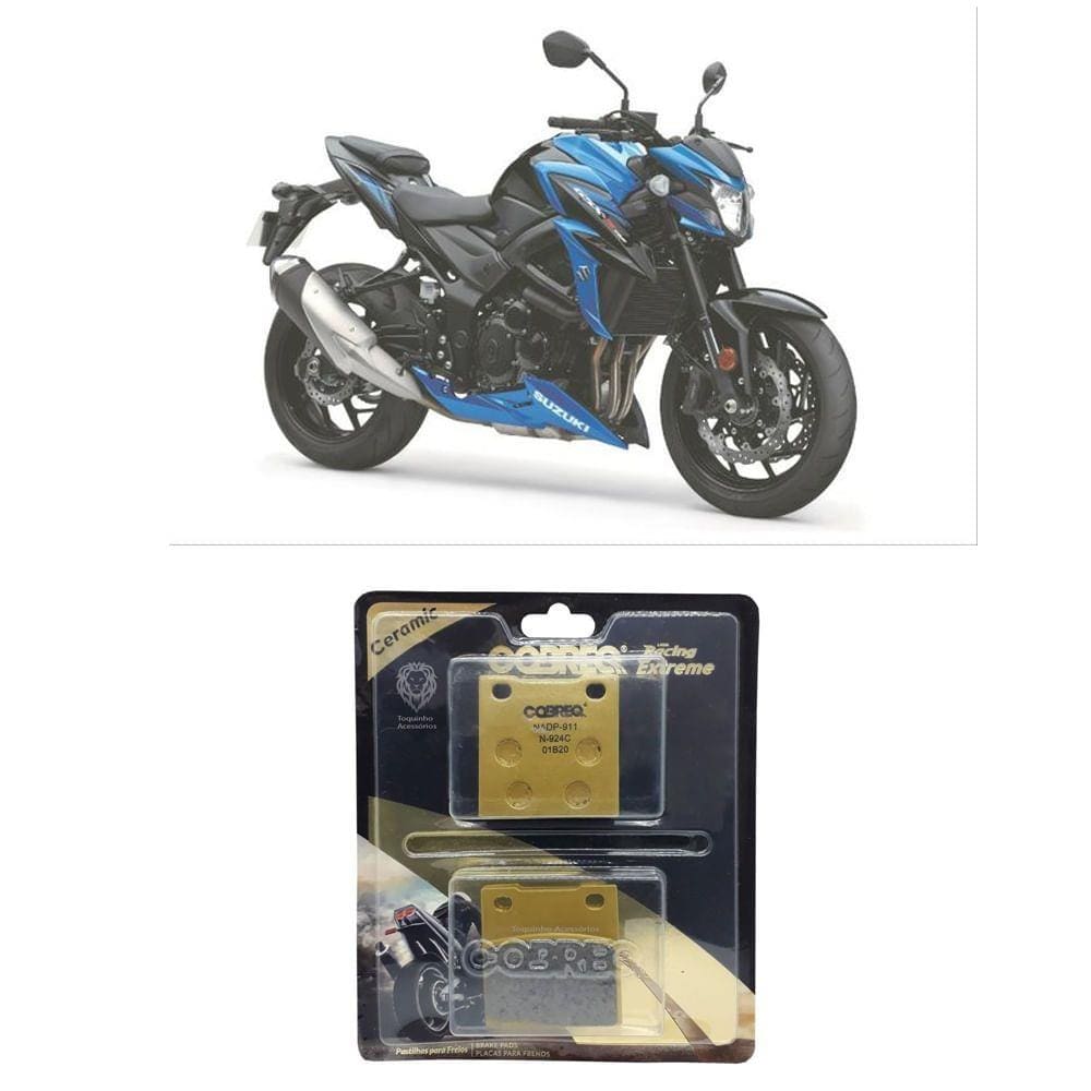 Pastilha de Freio Dianteira Cobreq Cerâmica GSX 750 N-966C