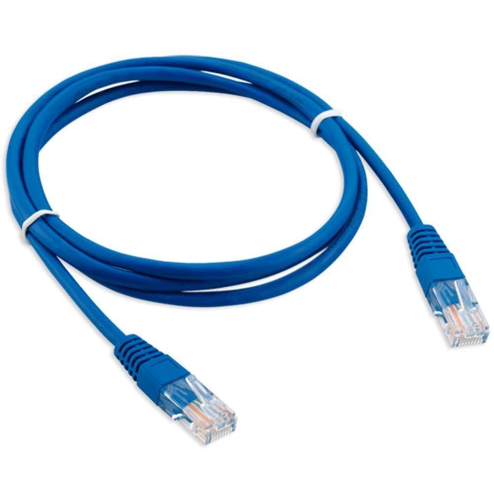 Cabo de Rede UTP (Patch Cord) RJ45 Cat 5e - 2,50 metros - Azul - Furukawa T568A