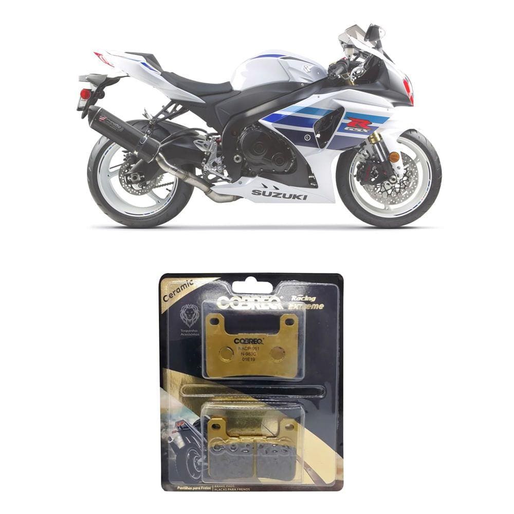 Pastilha de Freio Cobreq Cerâmica Suzuki GSX R Dianteira