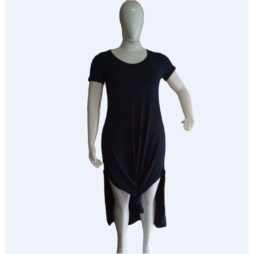 Vestido Longo Feminino Dupla Fenda Lateral Mazal