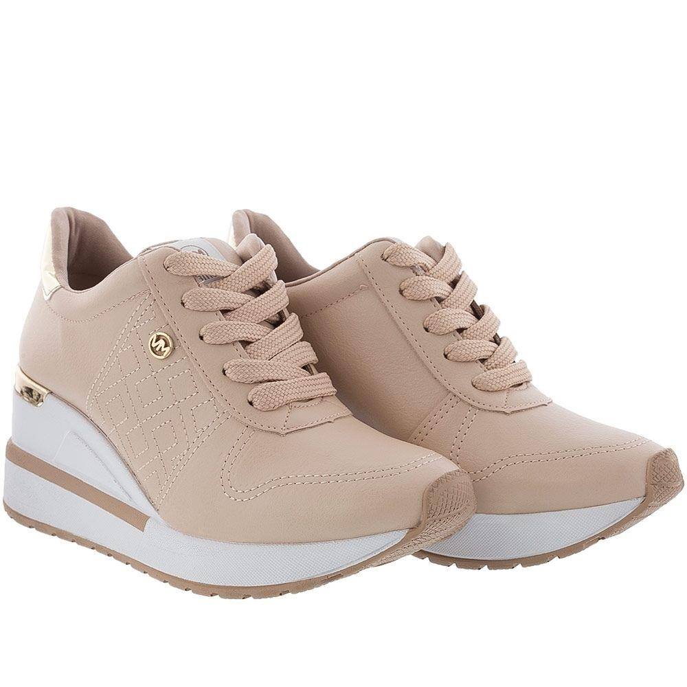 Tenis feminino via marte 1818408 bege | Extra