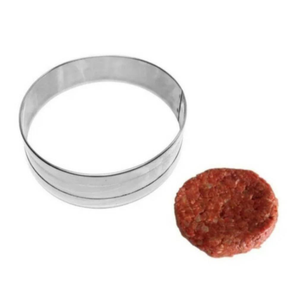 Aro Modelador De Hambúrguer Em Inox 11x3cm