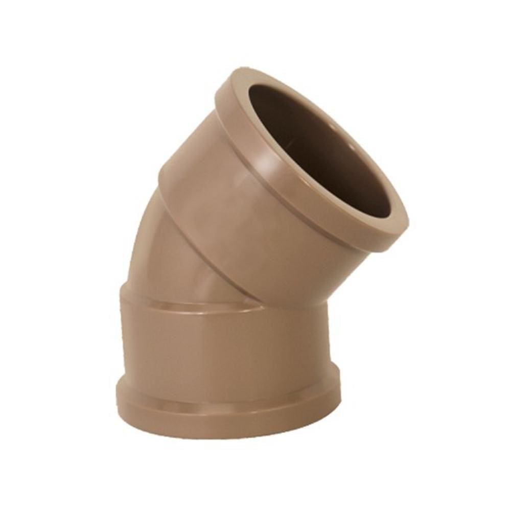 Joelho 45° Soldável Água Fria marrom 75”