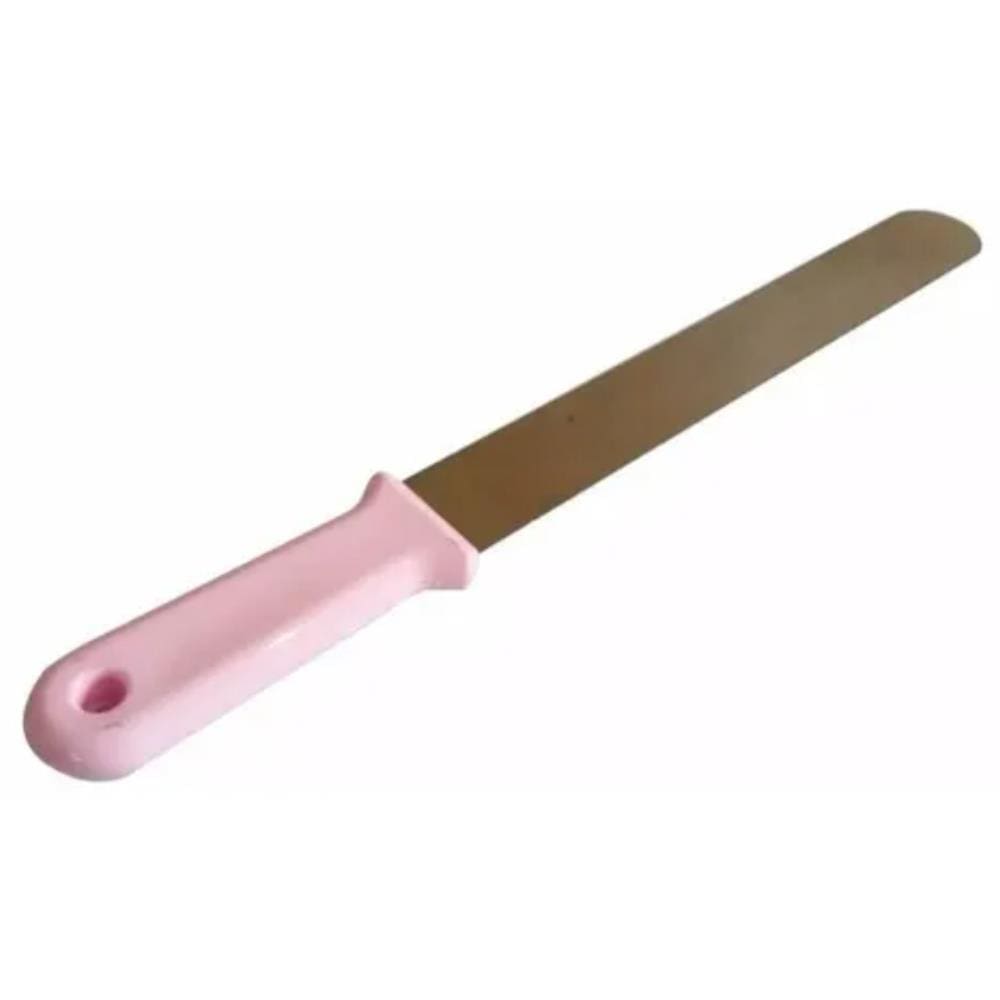Espátula Para Alisar Bolo Linha Rosa