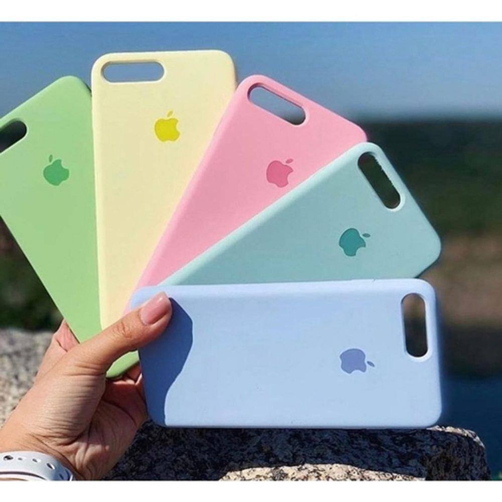 Capa Iphone 7/8 Plus Silicone Case - Verde Água em Promoção | Ofertas na  Americanas