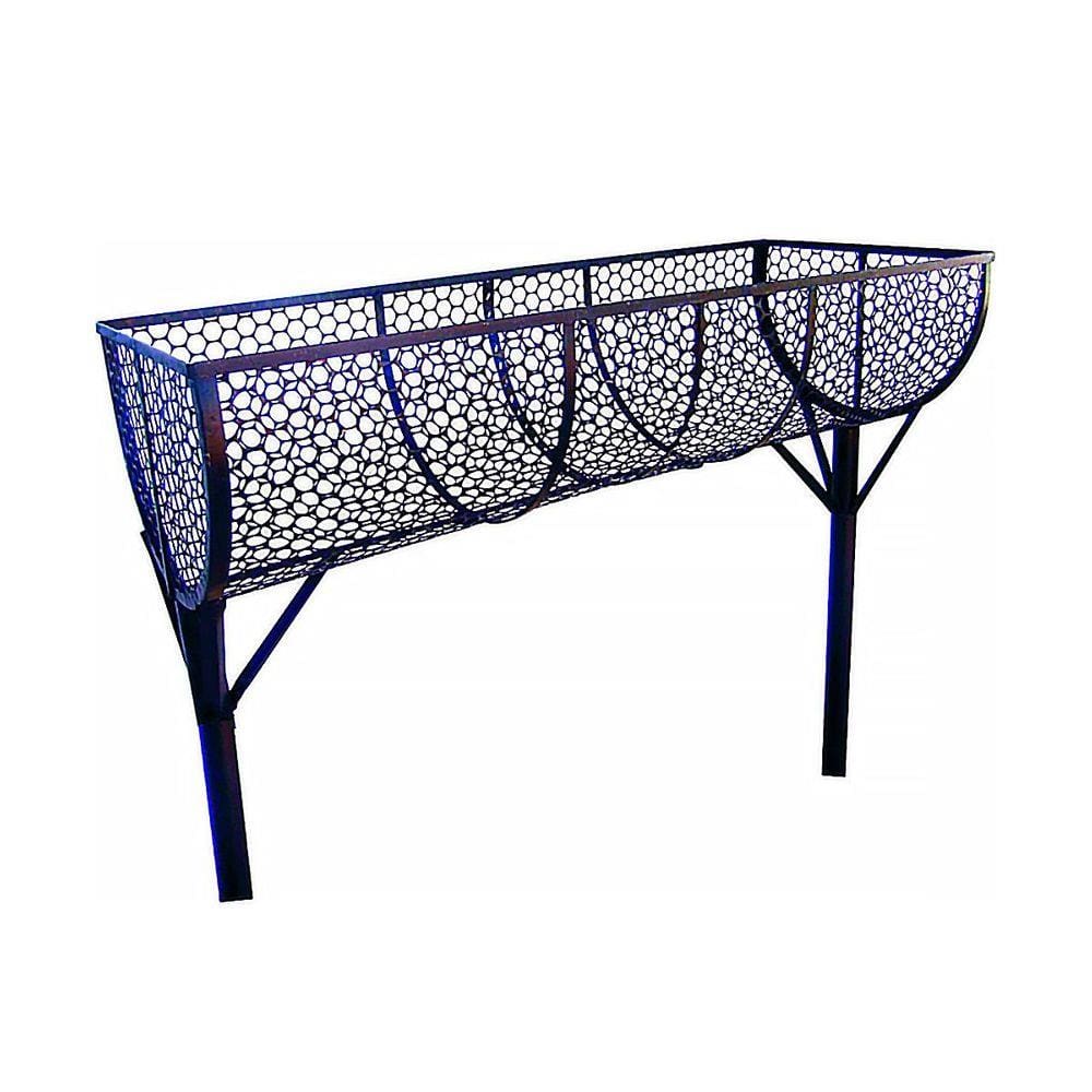 Lixeira de Rua Modelo Tela Moeda Dupla de 100cm